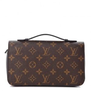 LOUIS VUITTON Monogram Macassar Zippy XL Wallet